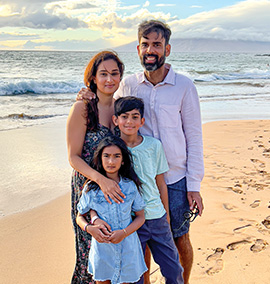 Sonu Dhanju-Dhillon & family